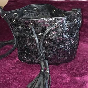 Crossbody sequence sparkle purse